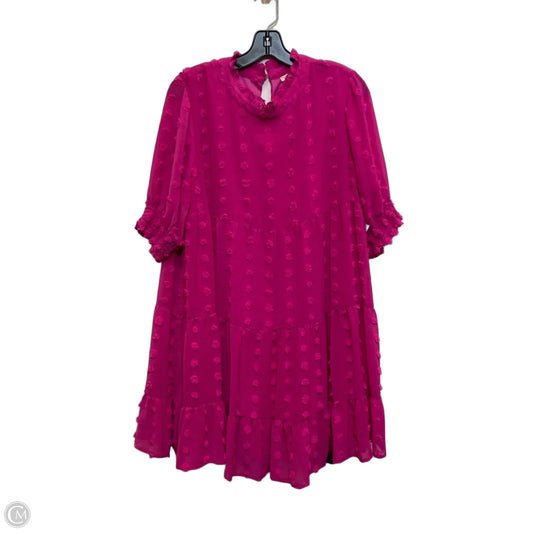 Dress Casual Short By Jodifl In Pink, Size: L