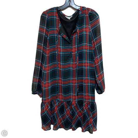 Dress Casual Short By Draper James In Plaid Pattern, Size: L
