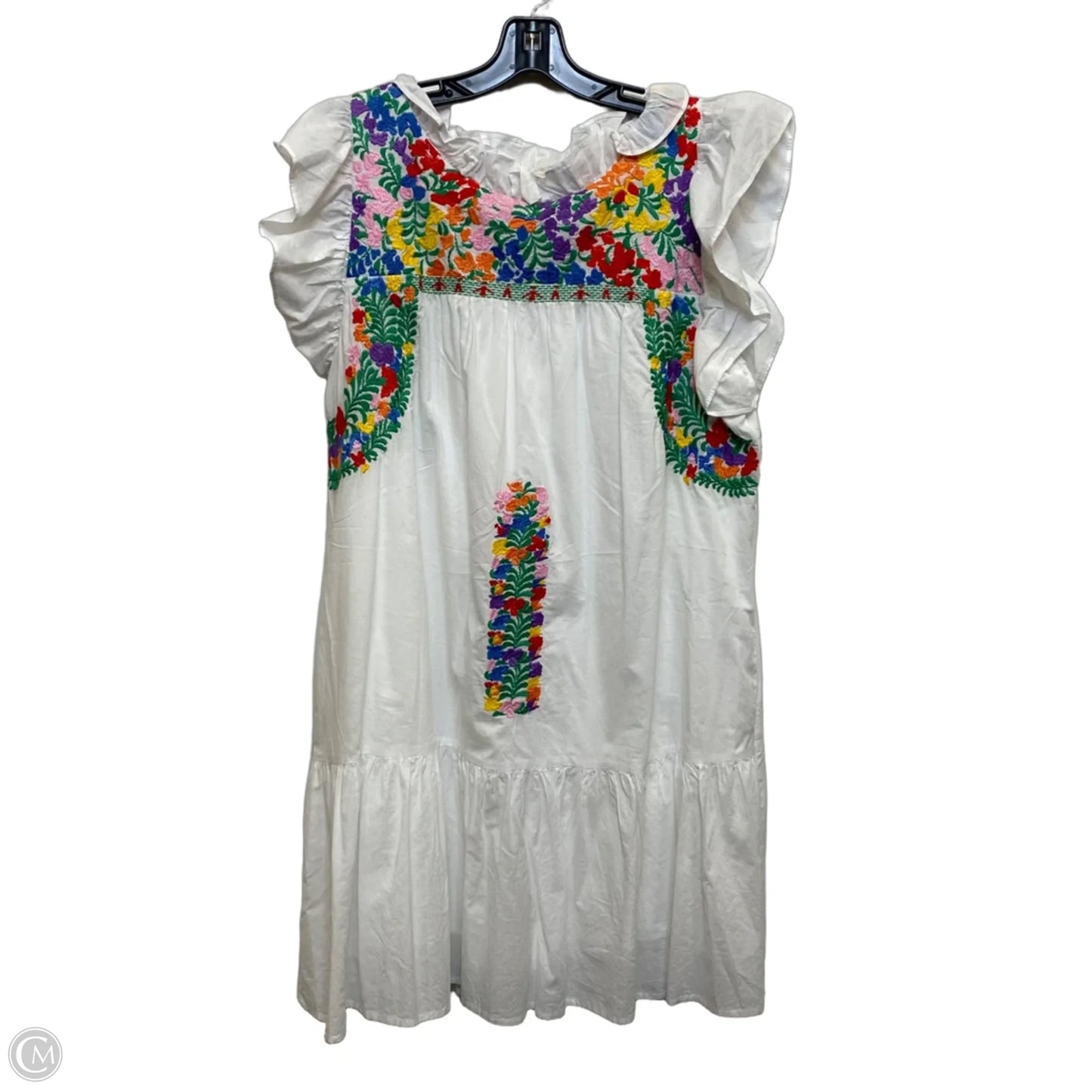 Dress Casual Short By J.marie In White, Size: Xl