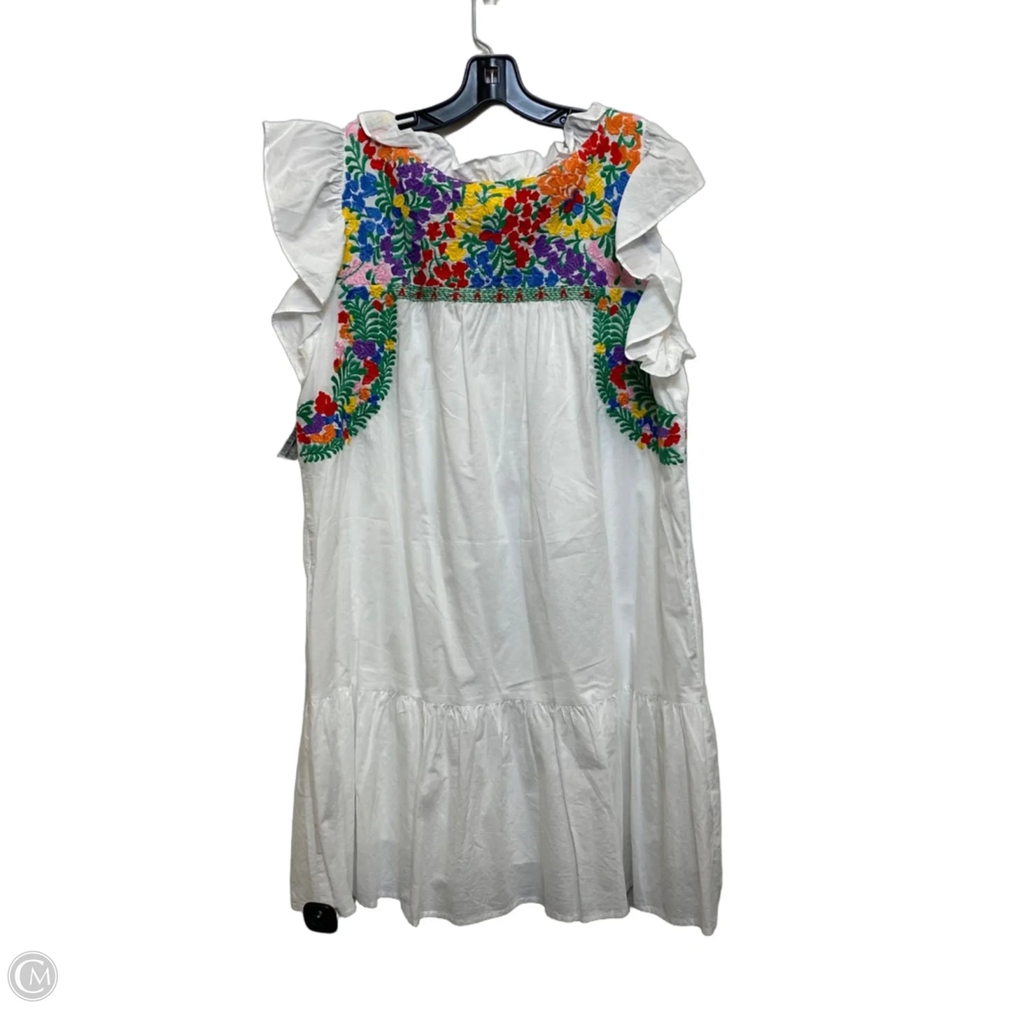 Dress Casual Short By J.marie In White, Size: Xl