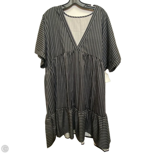 Dress Casual Short By Shein In Black & White, Size: 3x