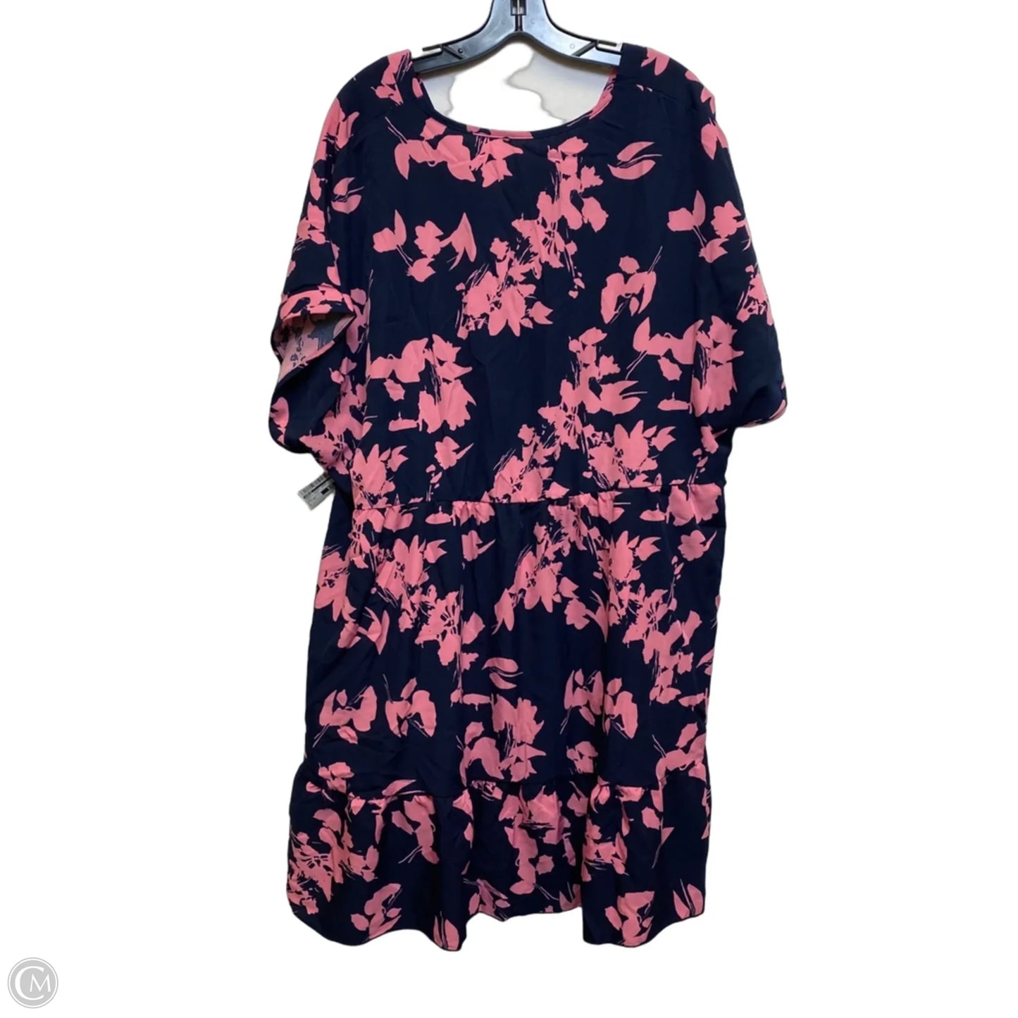 Dress Casual Short By Shein In Blue & Pink, Size: 4x