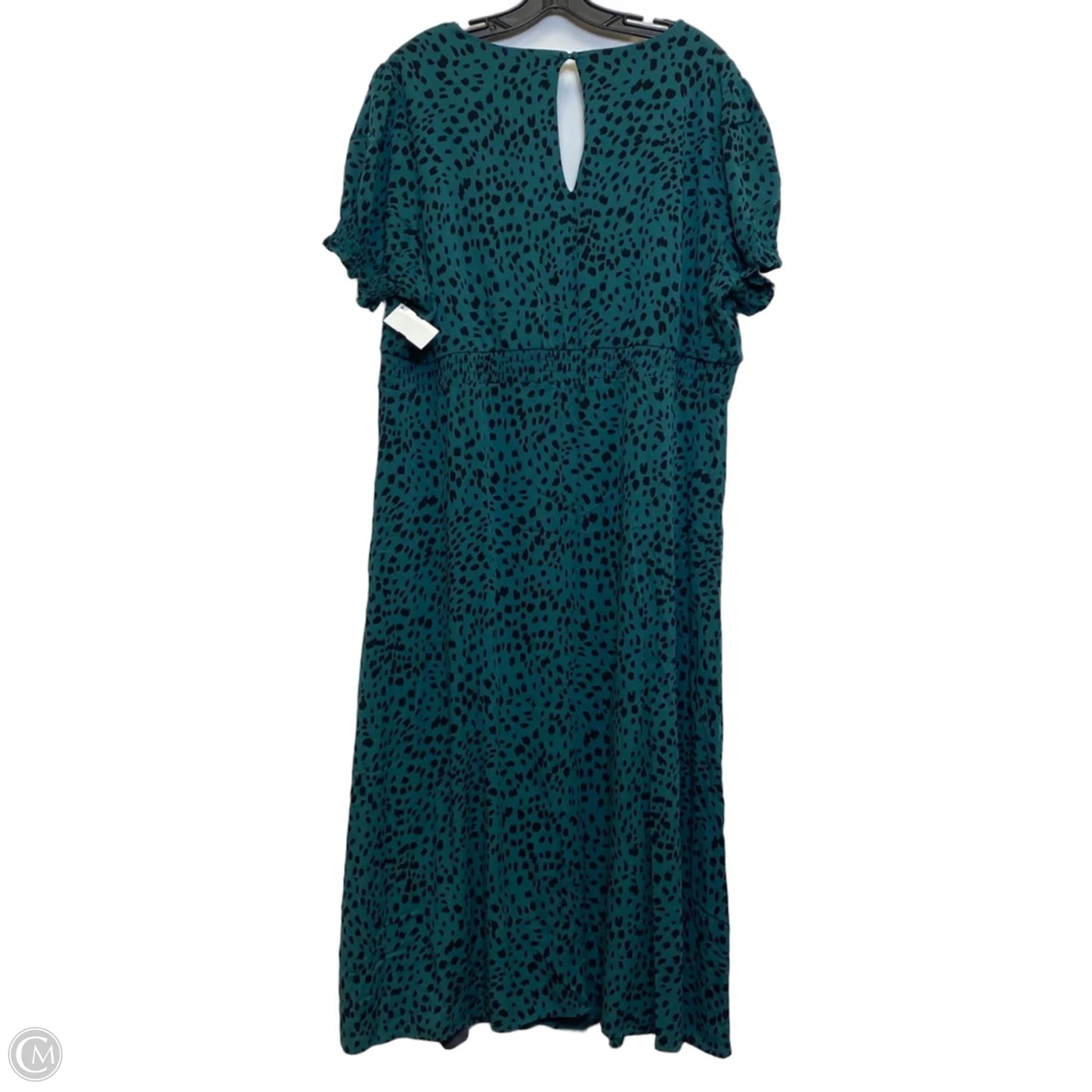 Dress Casual Midi By Torrid In Black & Green, Size: 2x