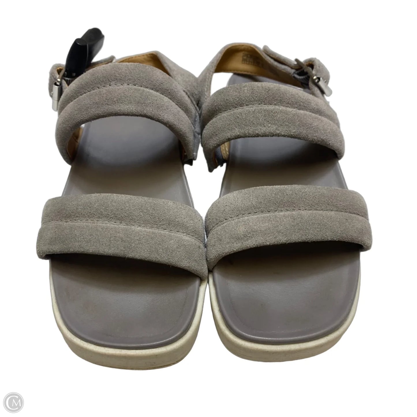 Sandals Designer By Ugg In Grey, Size: 6