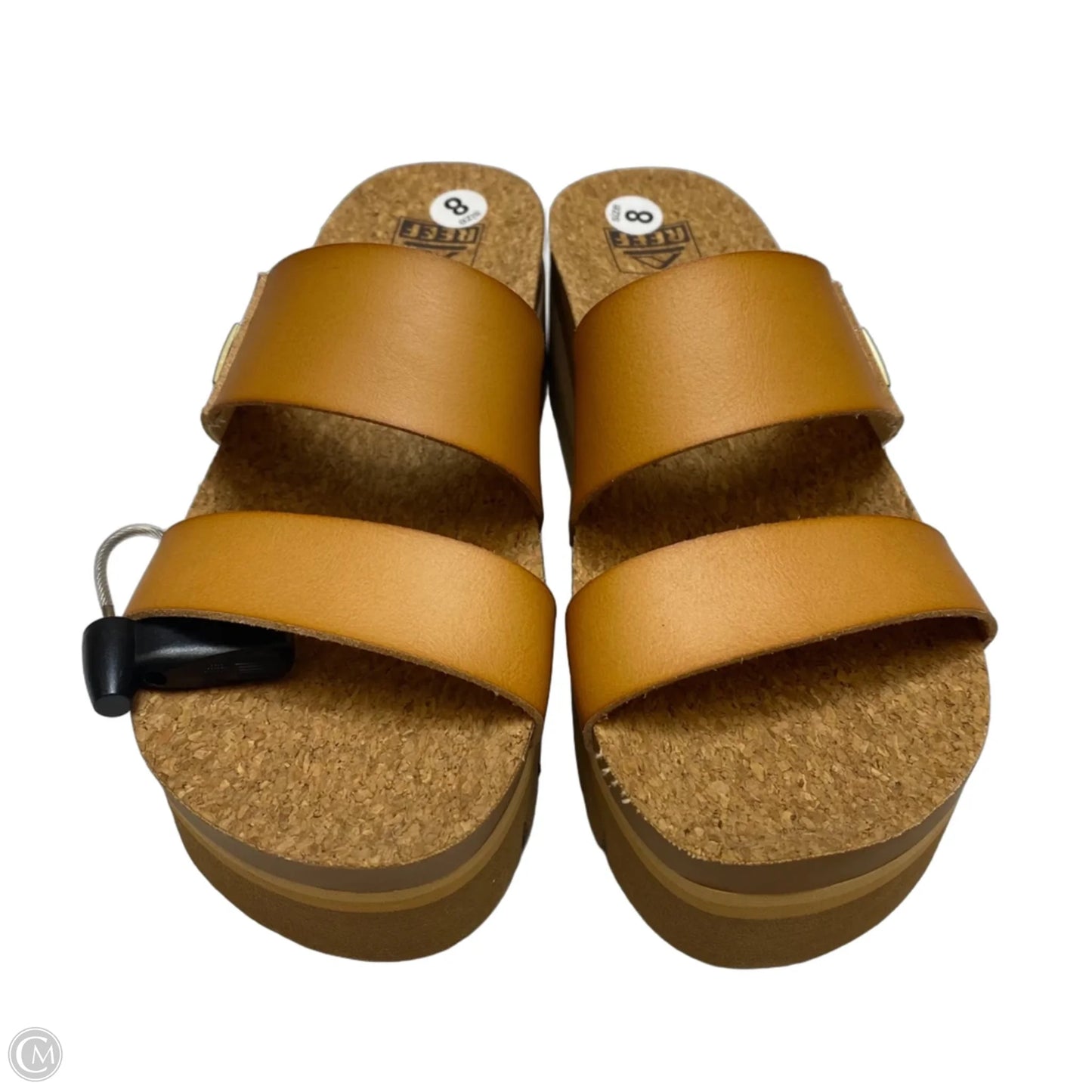 Sandals Heels Platform By Reef In Brown, Size: 8