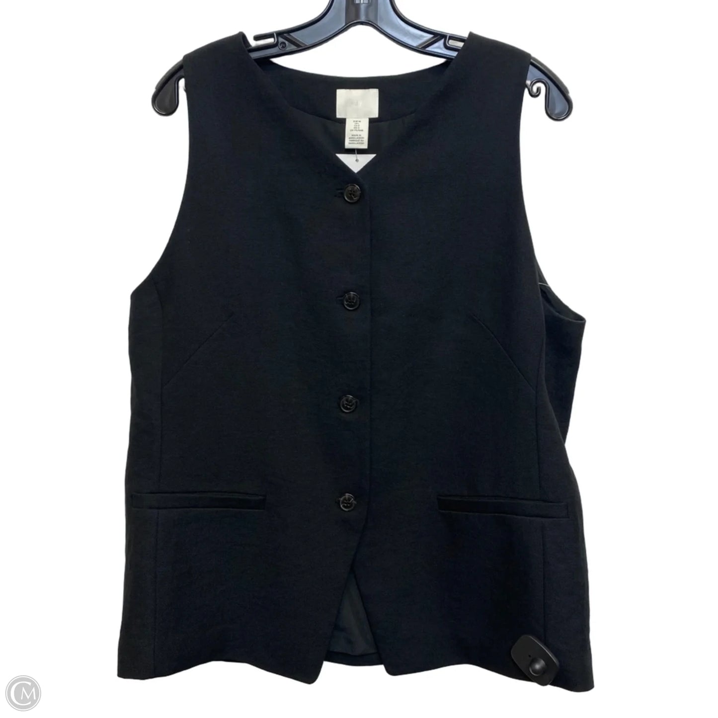 Vest Other By H&m In Black, Size: L