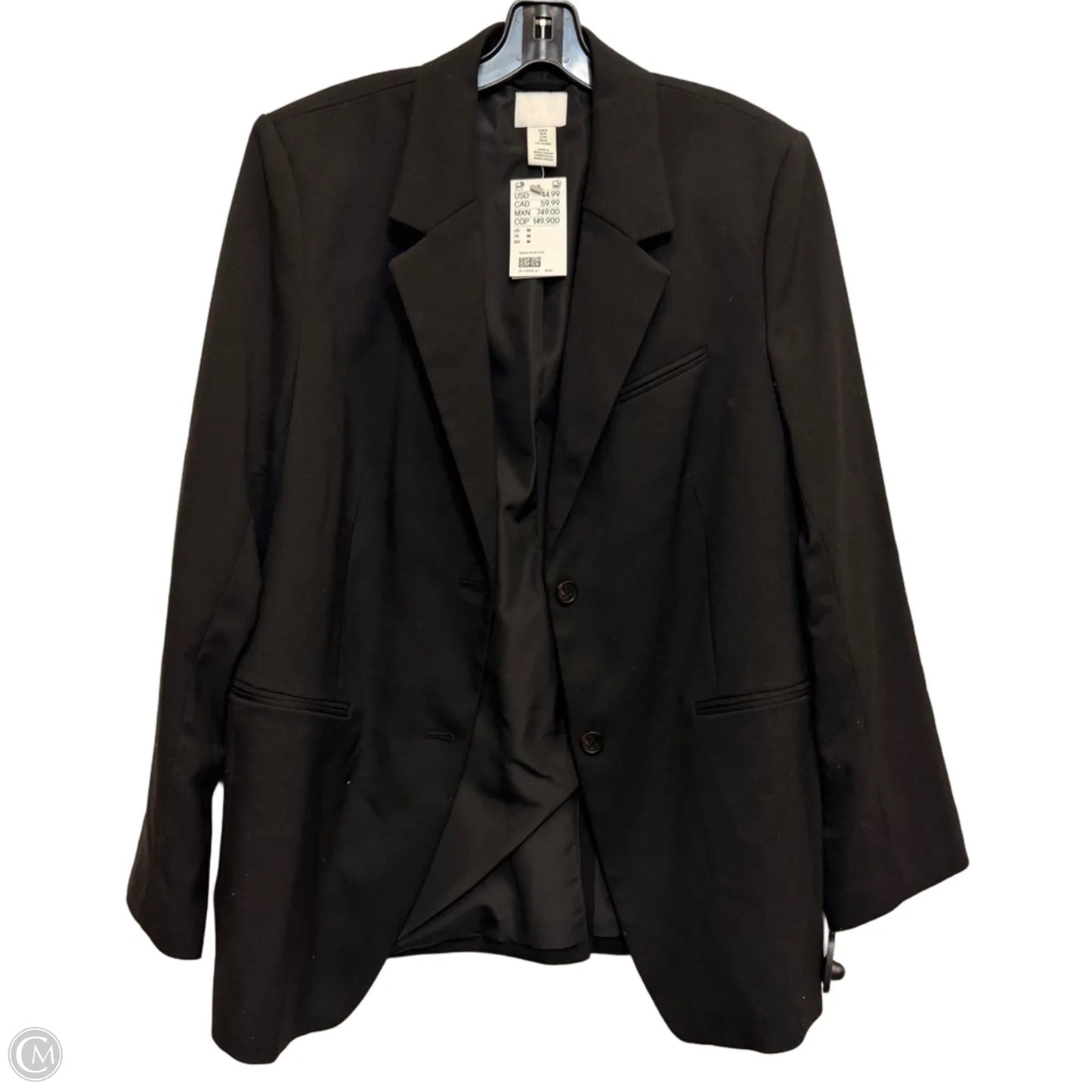 Blazer By H&m In Black, Size: M