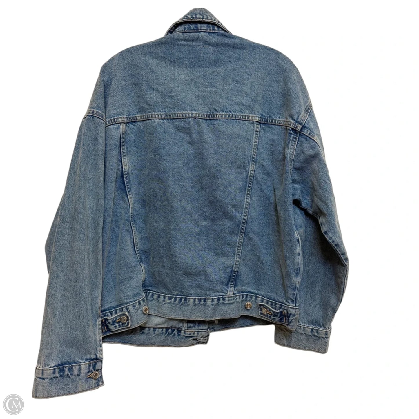 Jacket Denim By H&m In Blue Denim, Size: M