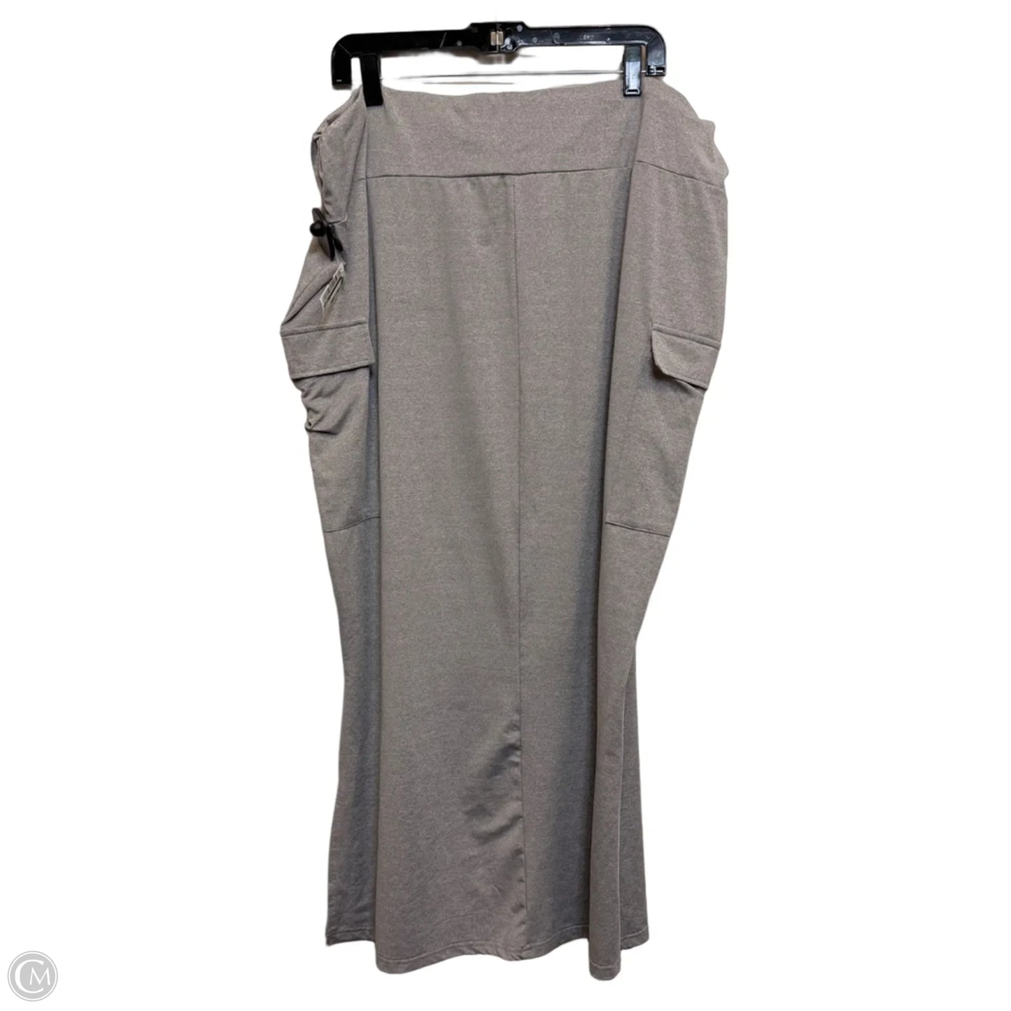 Skirt Maxi By Shein In Grey, Size: 4x