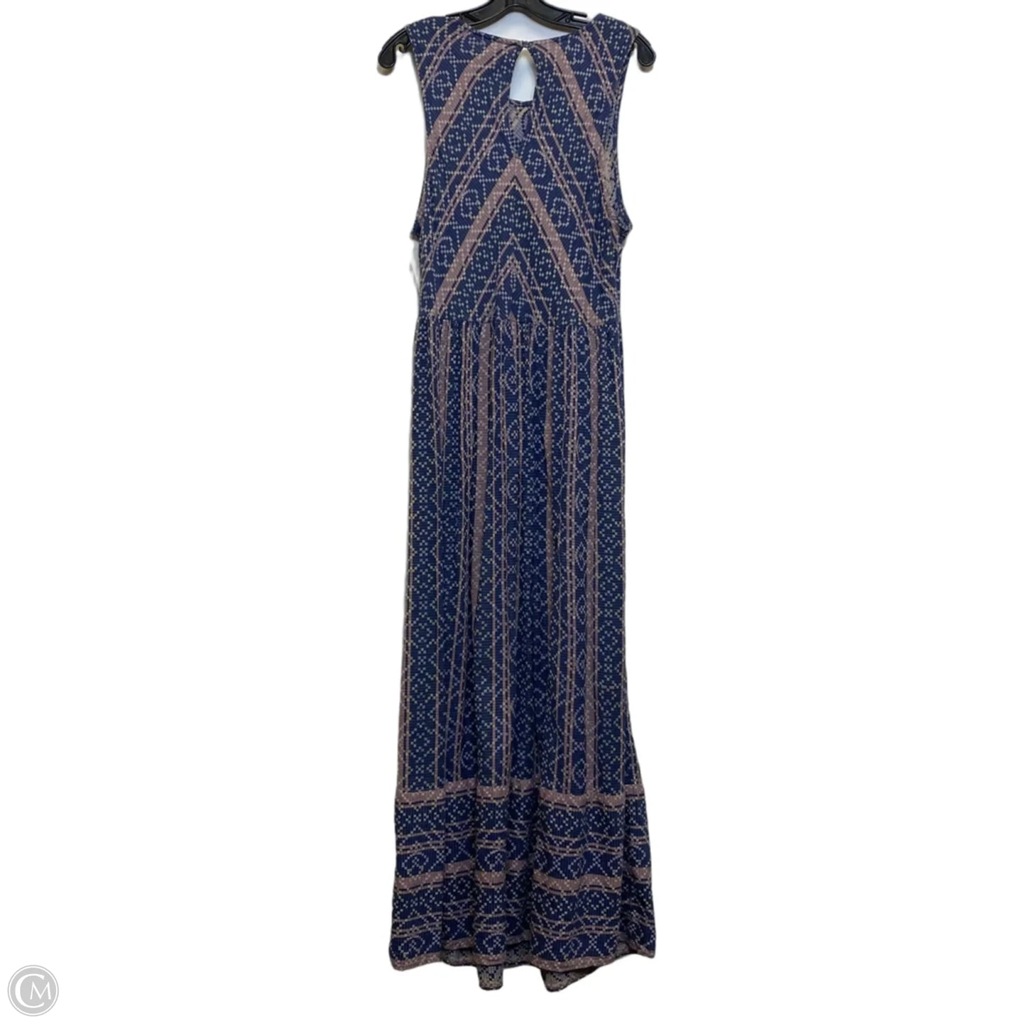 Dress Casual Maxi By True Craft In Blue & Pink, Size: 1x