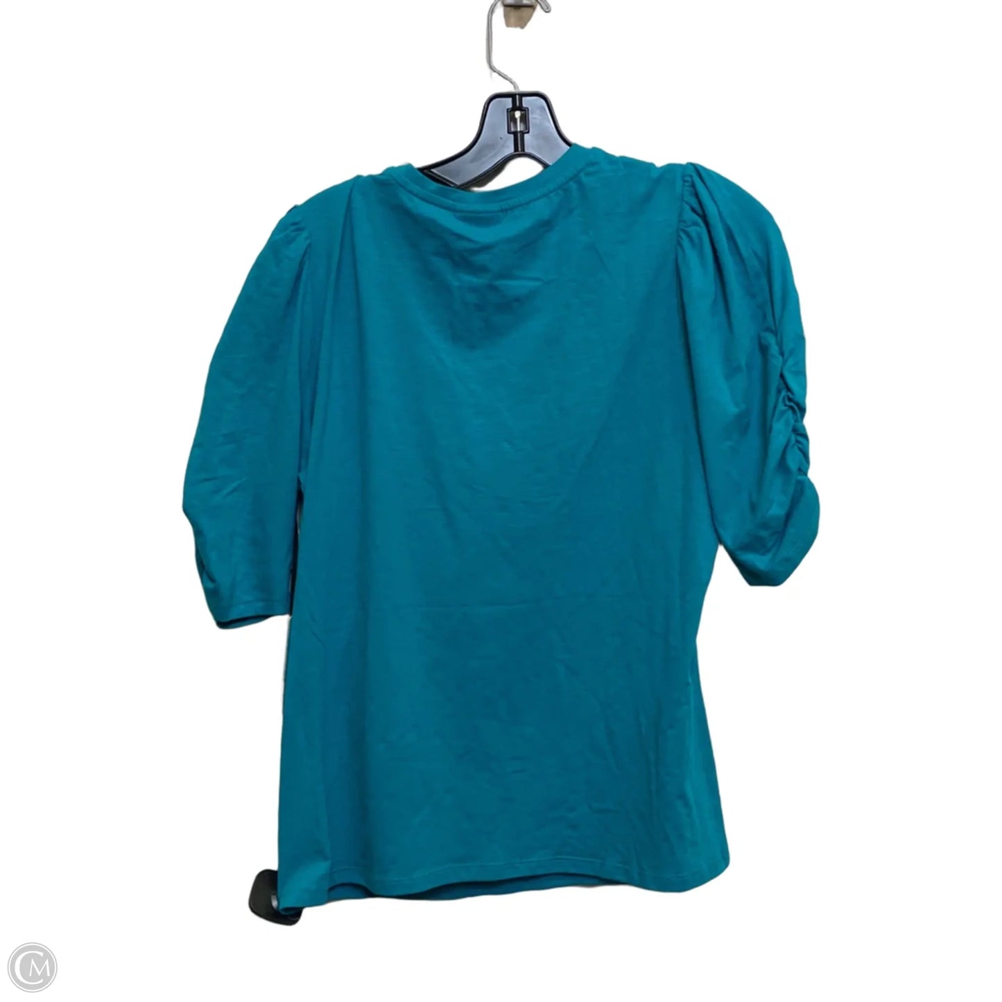 Top Short Sleeve By Jaclyn Smith In Teal, Size: M