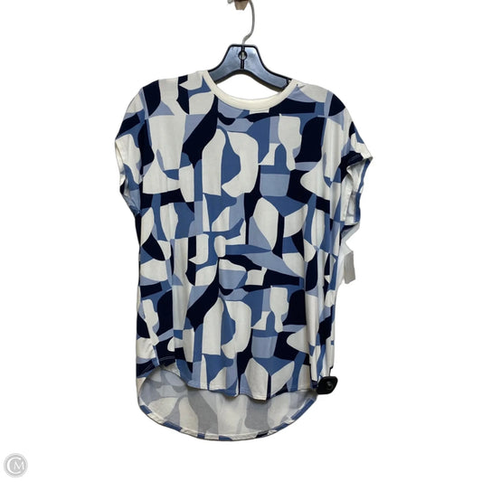 Top Sleeveless By Wynne Layers In Blue & White, Size: Xs