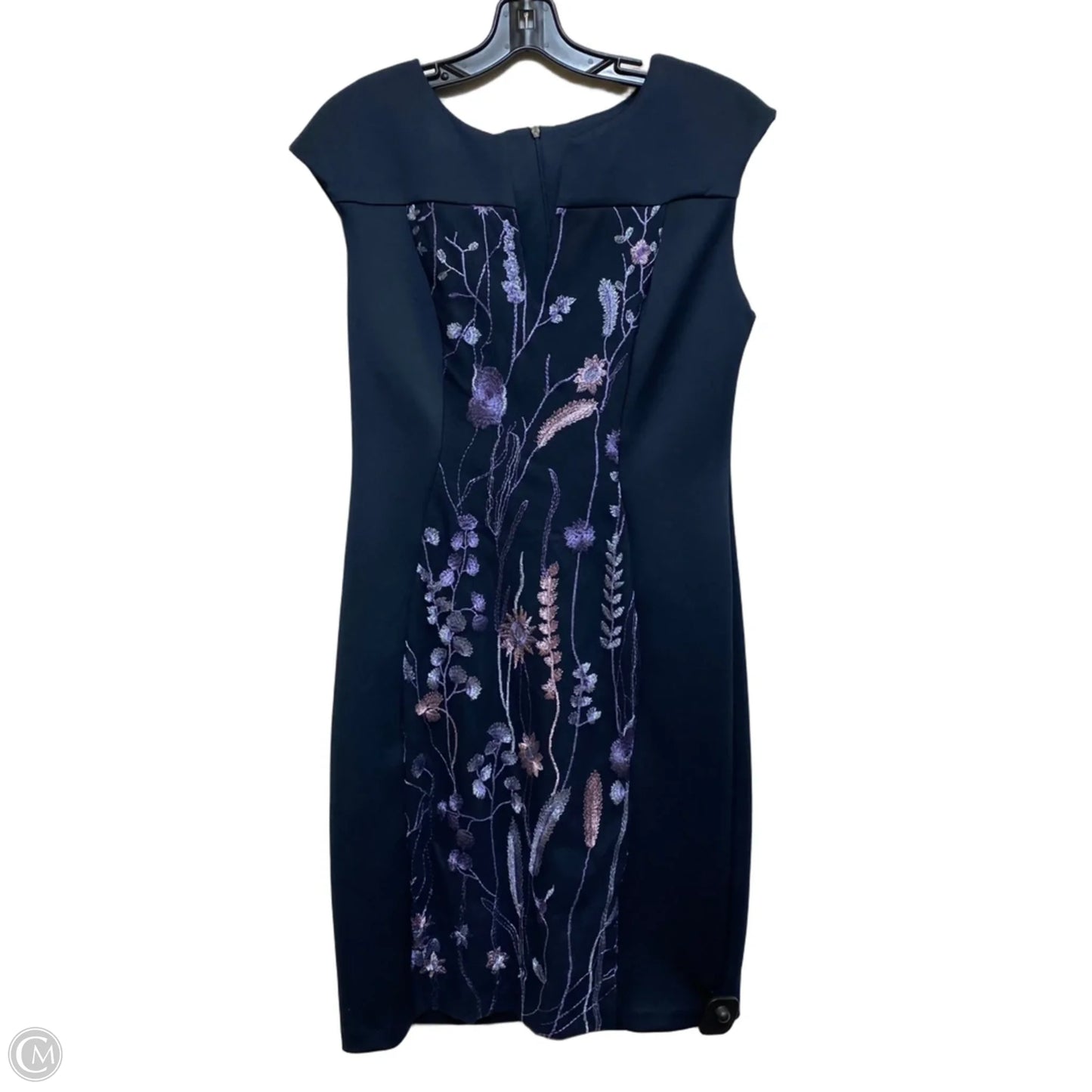 Dress Casual Midi By Connected Apparel In Navy, Size: M