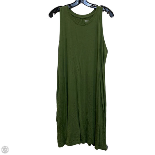 Dress Casual Short By Time And Tru In Green, Size: Xl