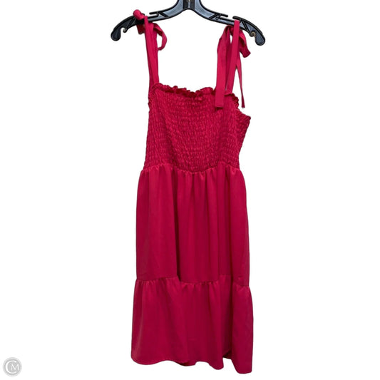 Dress Casual Short By Shein In Pink, Size: M