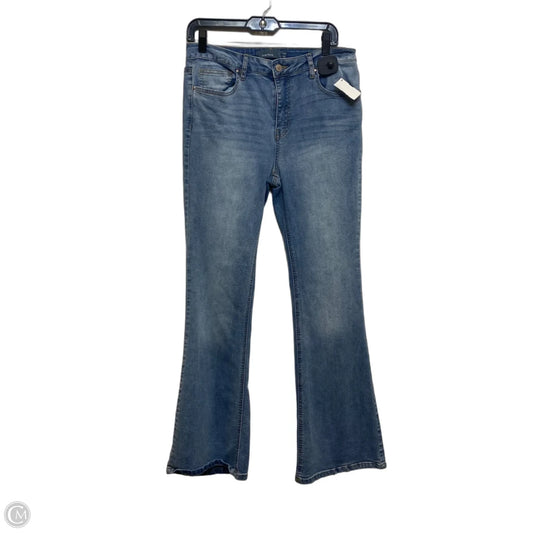 Jeans Flared By Indigo Rising In Blue Denim, Size: 10