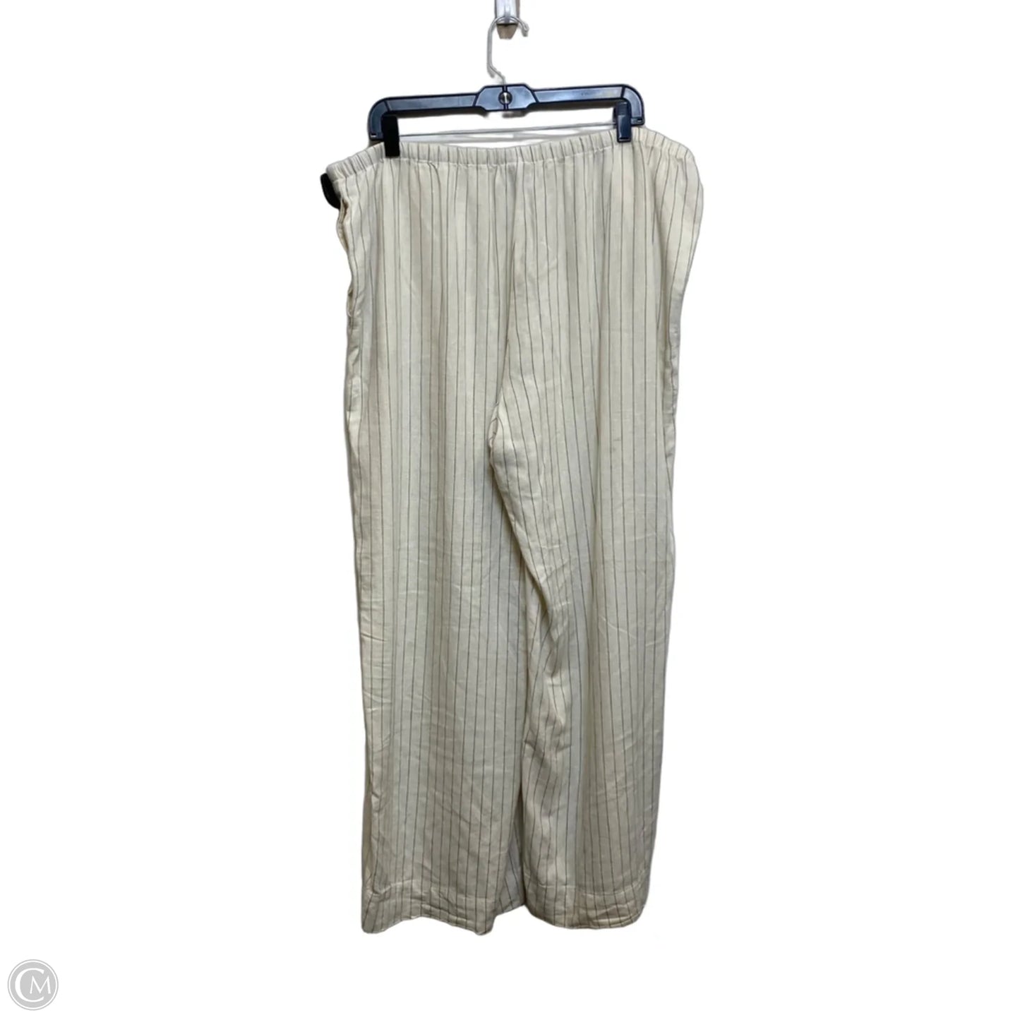 Pants Linen By A New Day In Cream, Size: Xl