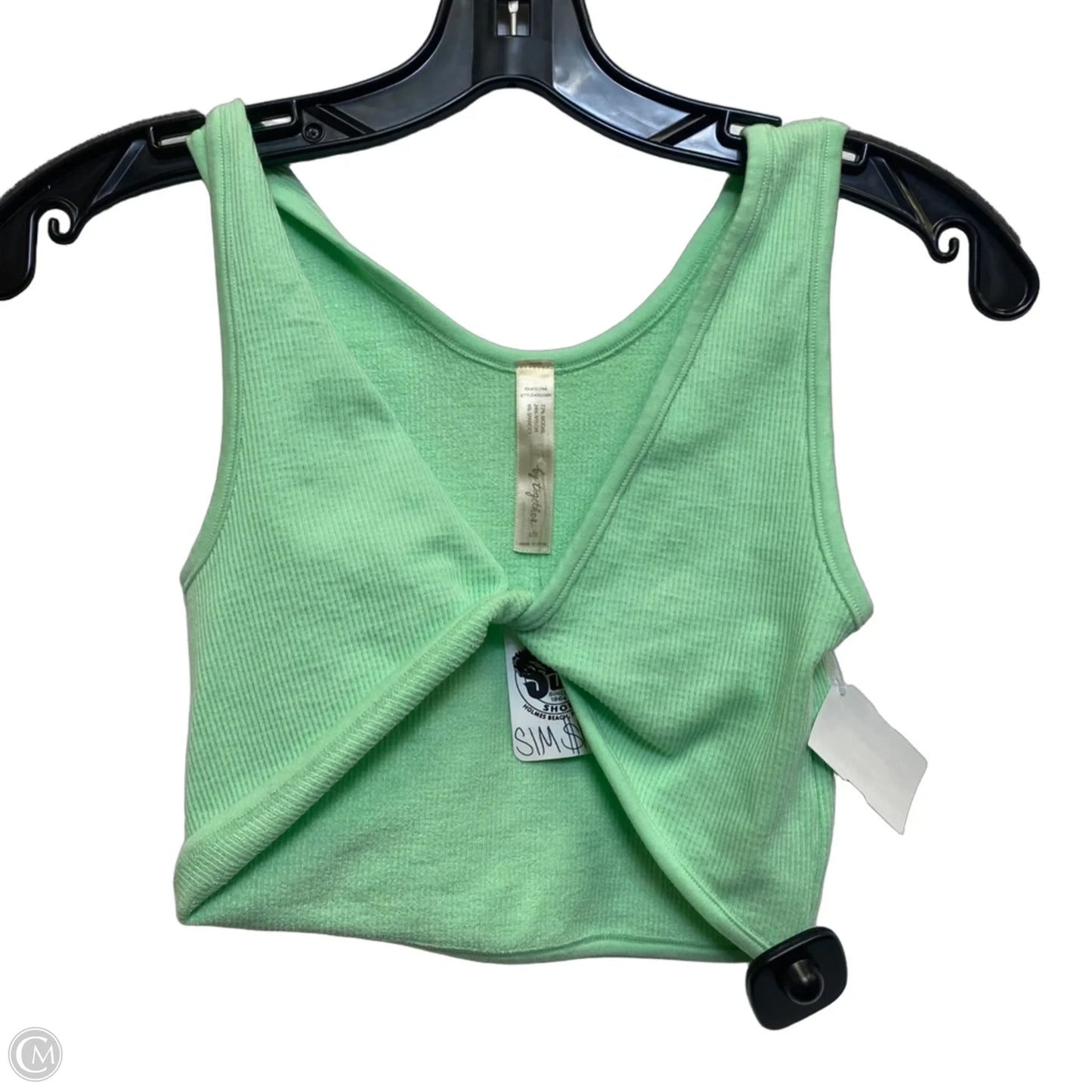 Tank Top By By Together In Green, Size: S