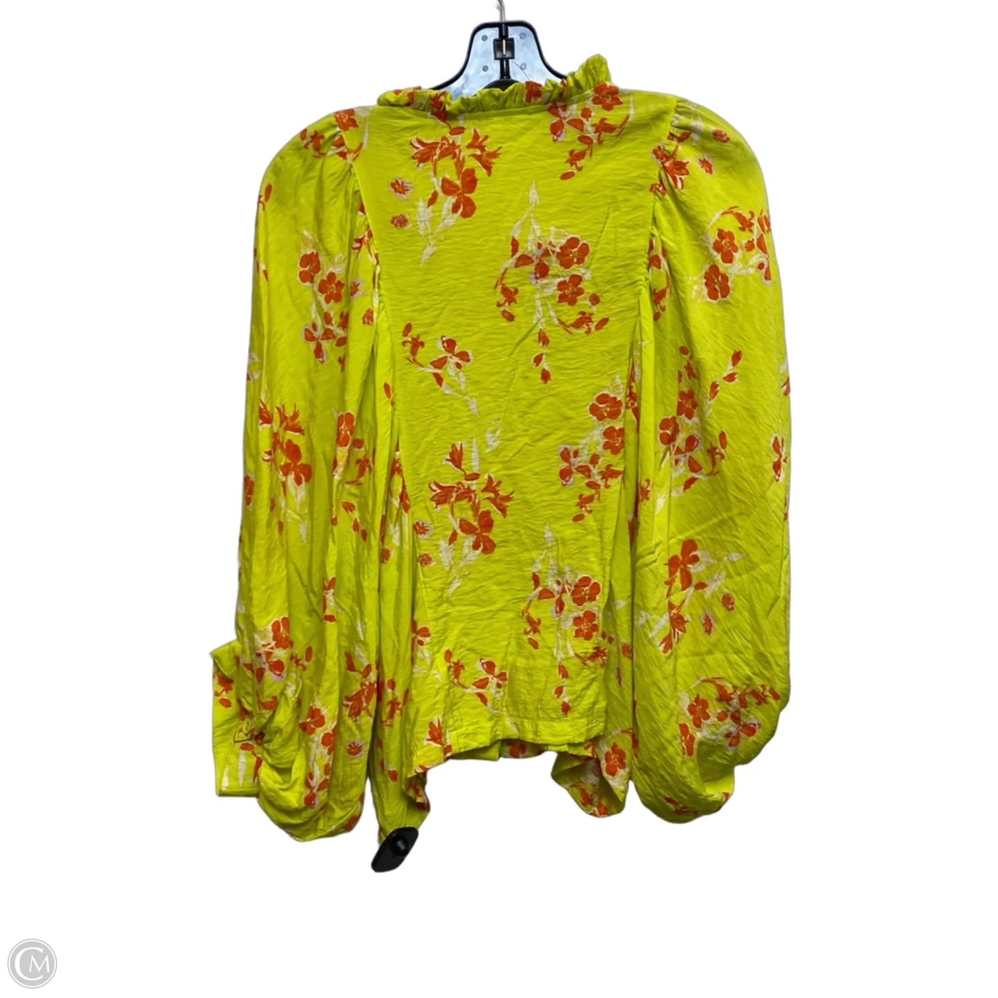 Top Short Sleeve By &merci In Green & Orange, Size: M