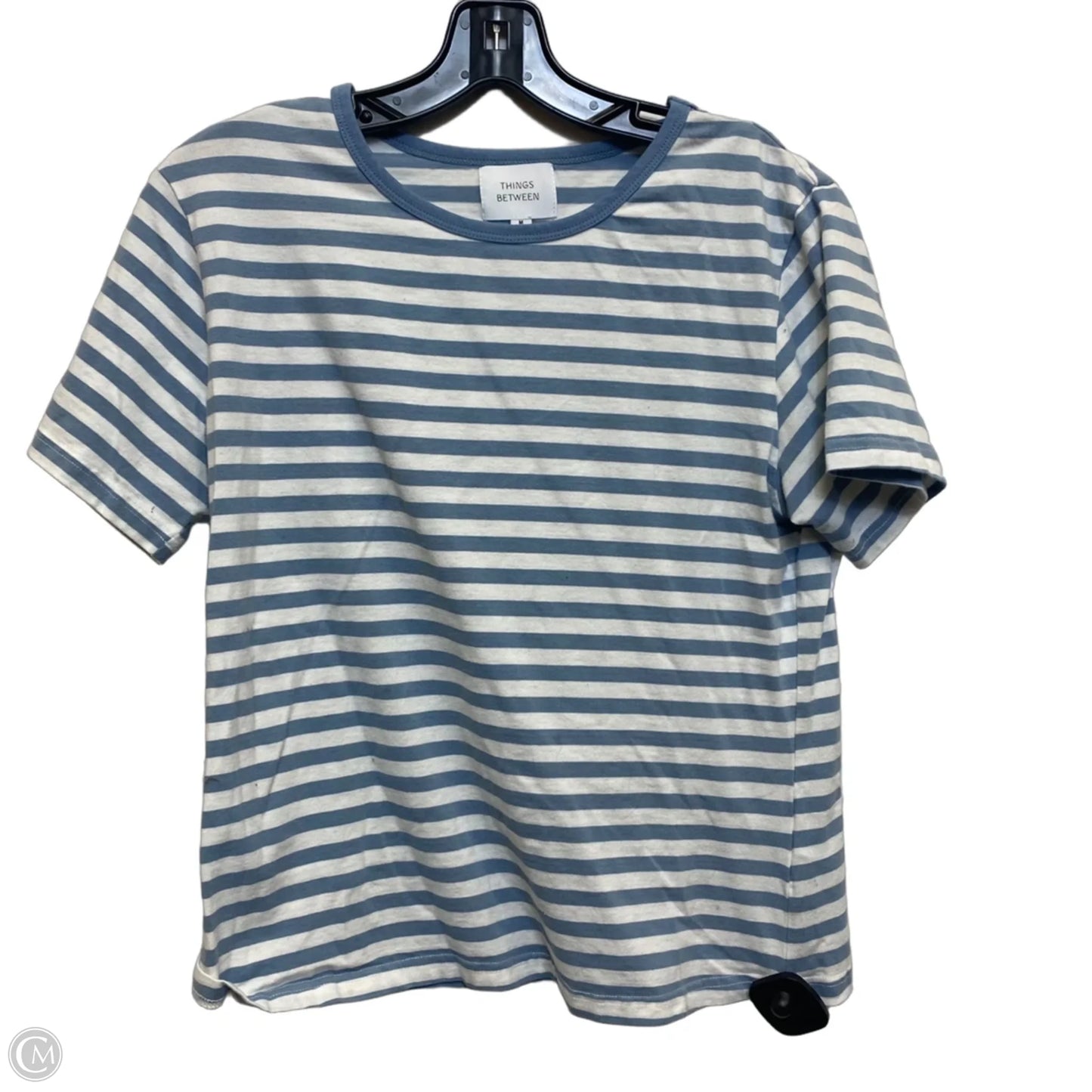 Top Short Sleeve By Things Between In Bronze, Size: M