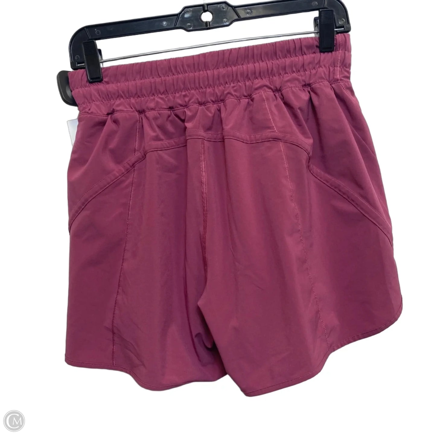 Athletic Shorts Designer By Lululemon In Pink, Size: 8