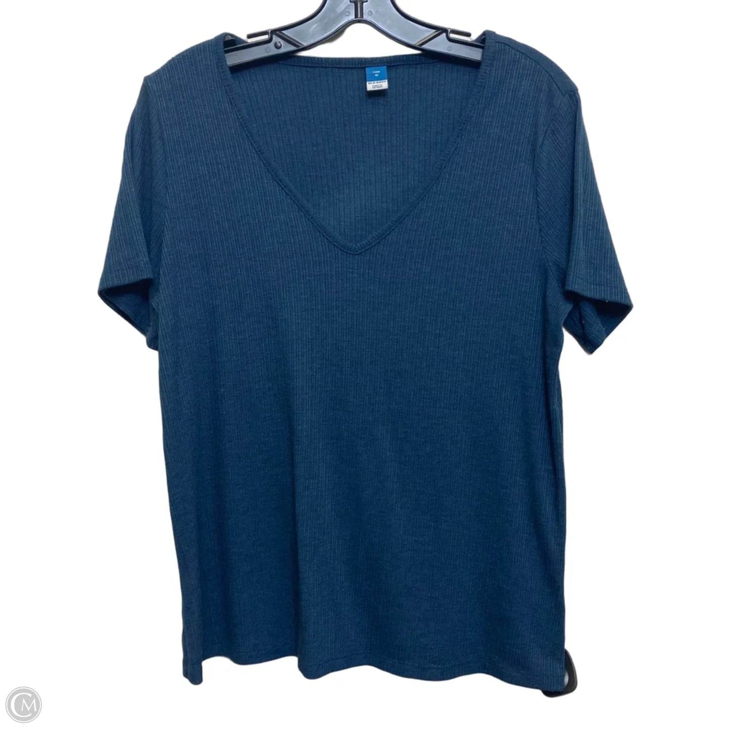 Top Short Sleeve By Old Navy In Blue, Size: M