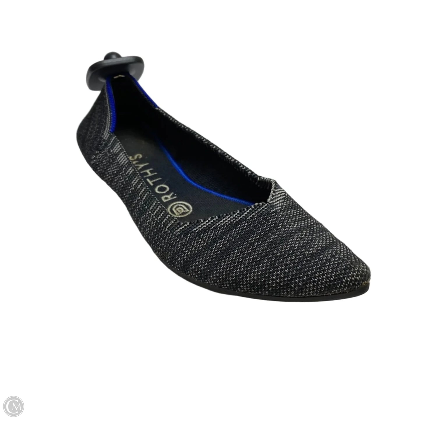 Shoes Designer By Rothys In Grey & White, Size: 7