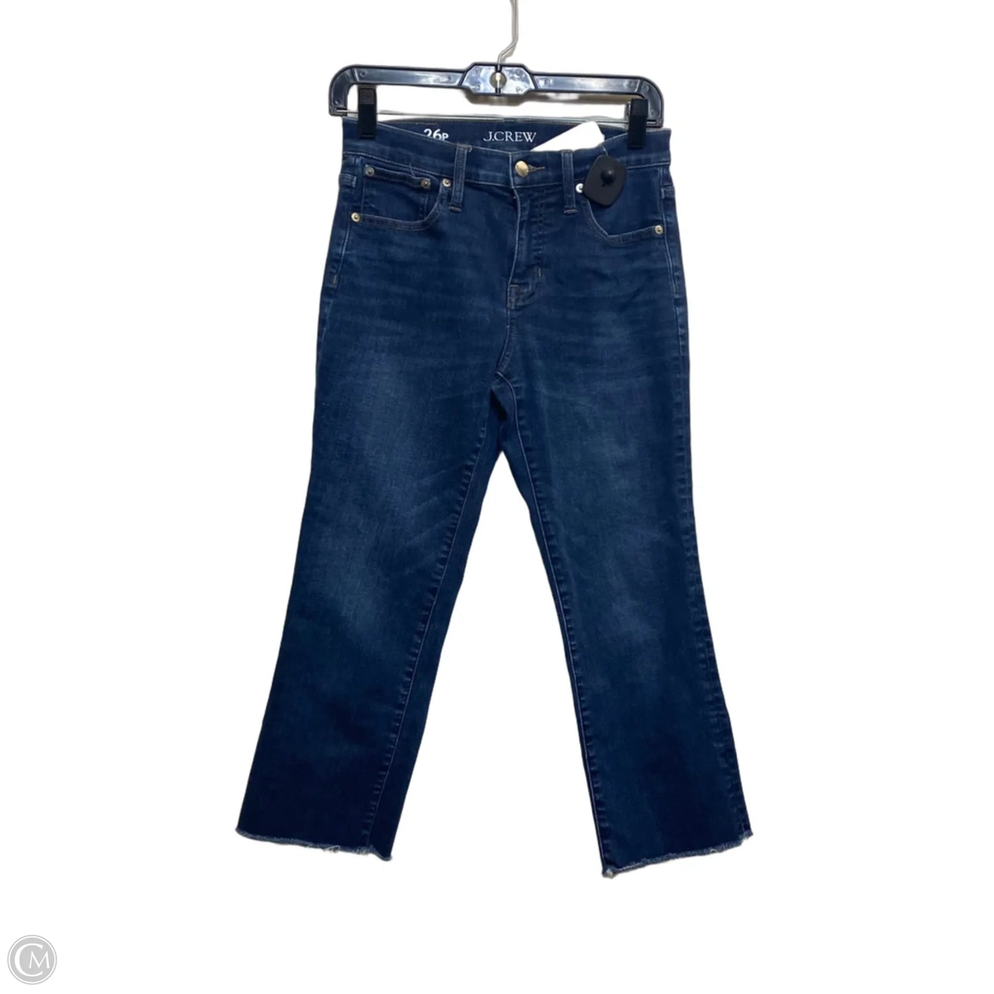 Jeans Cropped By J. Crew In Blue Denim, Size: 2p