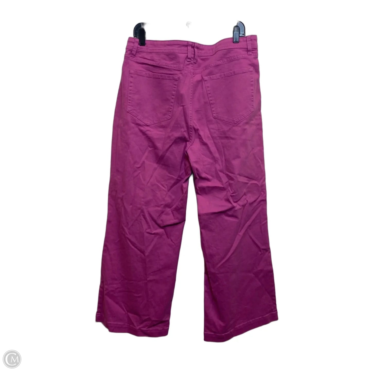 Jeans Wide Leg By Draper James Rsvp In Pink Denim, Size: 16