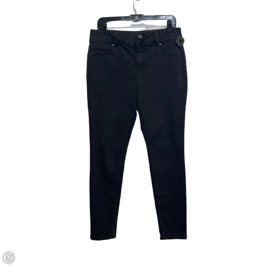 Jeans Skinny By D Jeans In Black Denim, Size: 12
