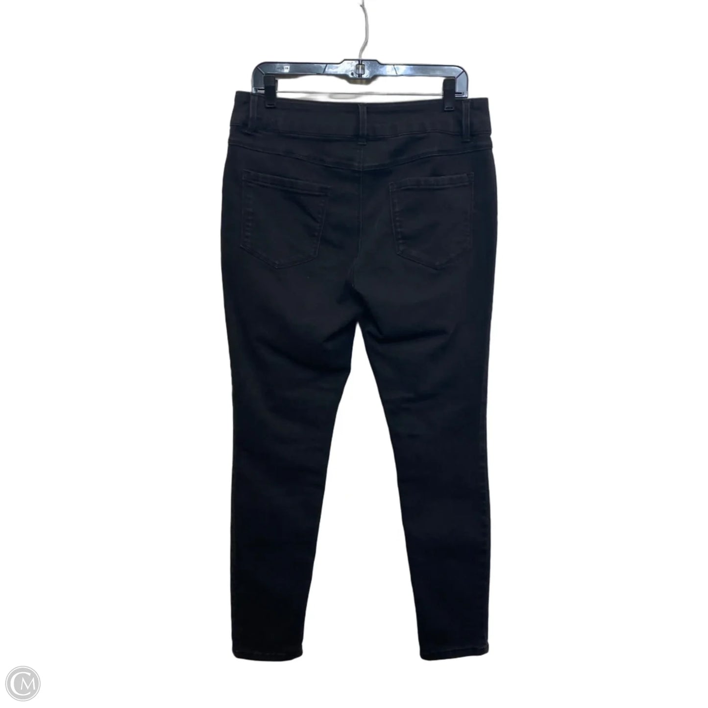 Jeans Skinny By D Jeans In Black Denim, Size: 12