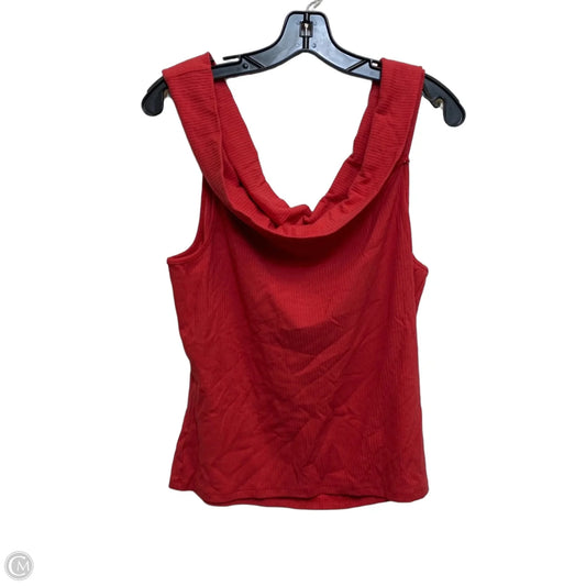 Top Sleeveless By Old Navy In Red, Size: Xl