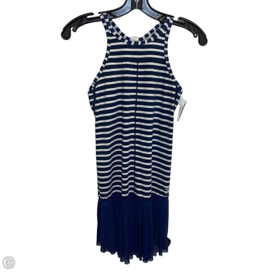 Athletic Tank Top By New Balance In Blue & White, Size: S