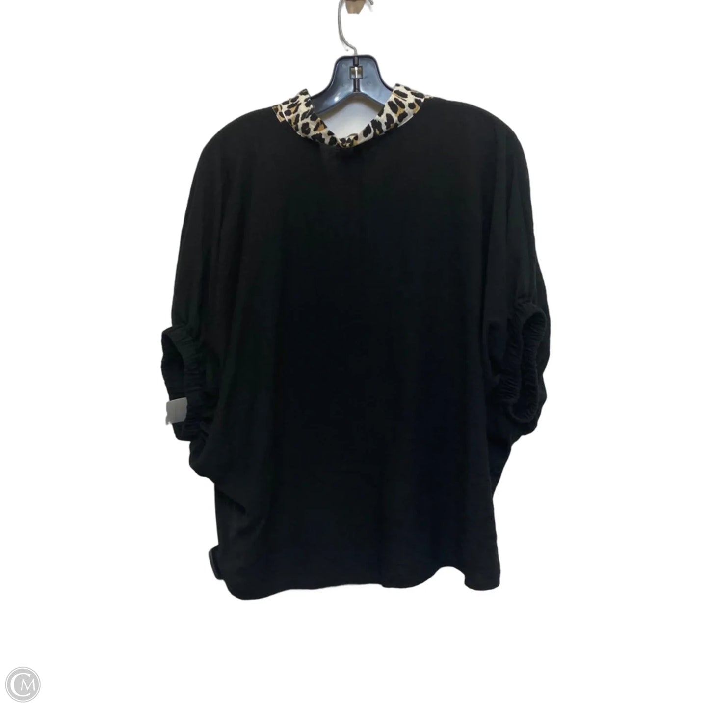 Top Short Sleeve By Entro In Black, Size: M