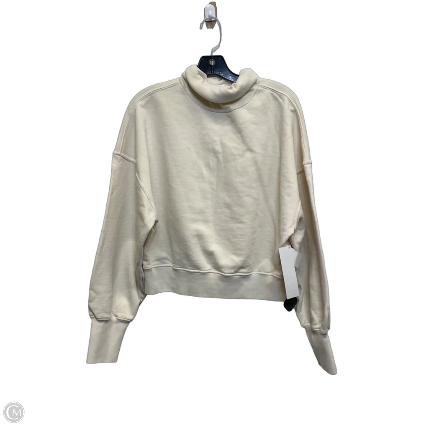 Sweatshirt Designer By Agolde In Cream, Size: S