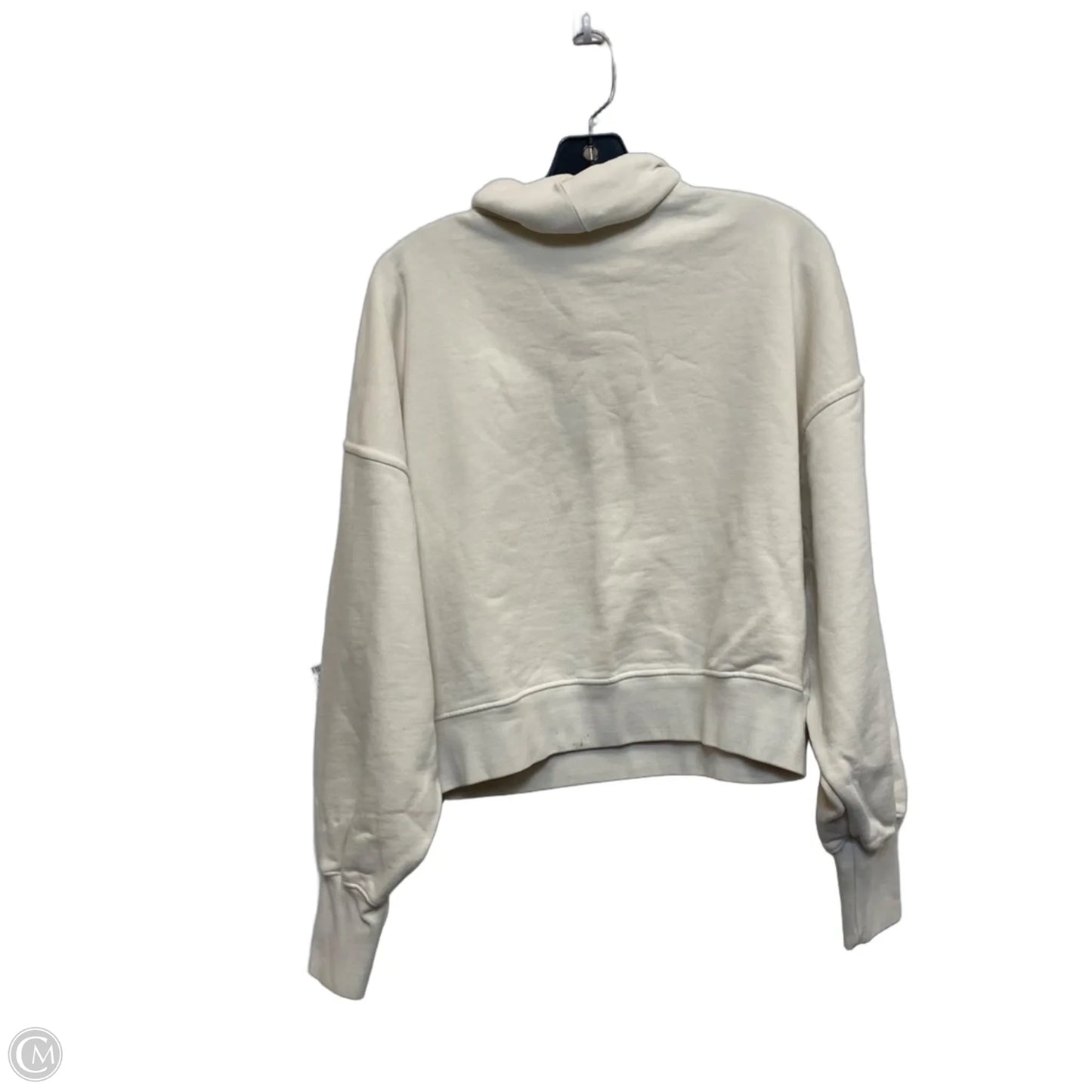 Sweatshirt Designer By Agolde In Cream, Size: S