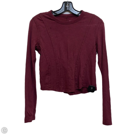 Top Long Sleeve By Pilcro In Red, Size: Xs