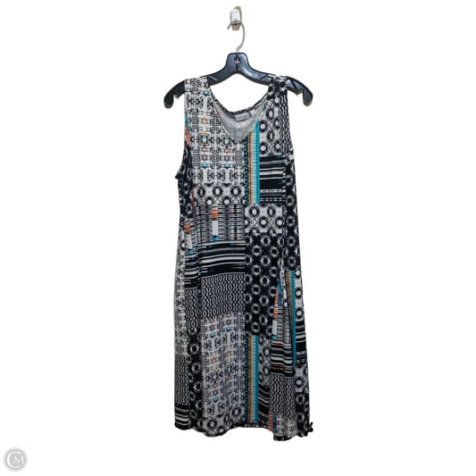Dress Casual Short By Kim Rogers In Black & White, Size: 1x