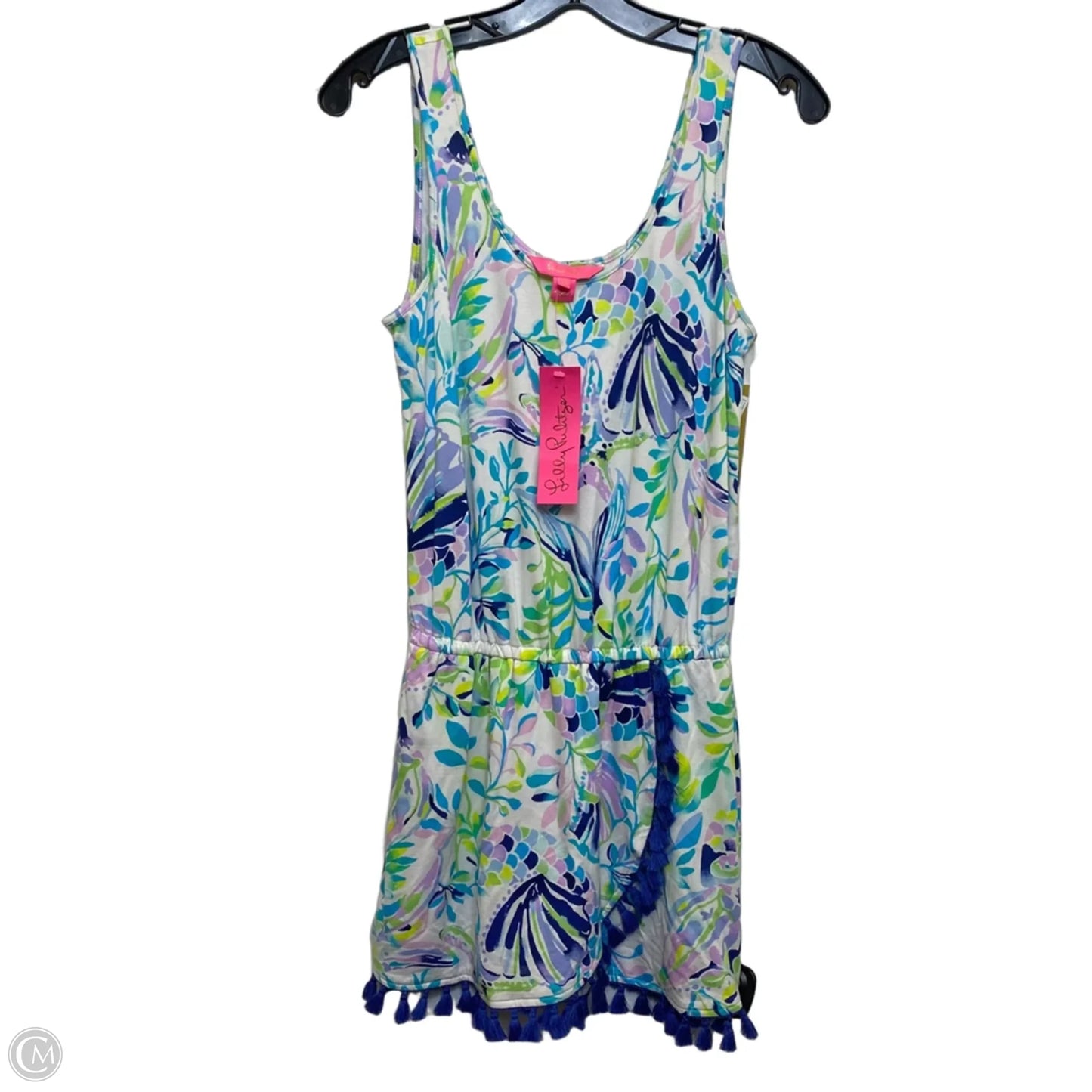 Romper Designer By Lilly Pulitzer In Blue & Green, Size: Xs