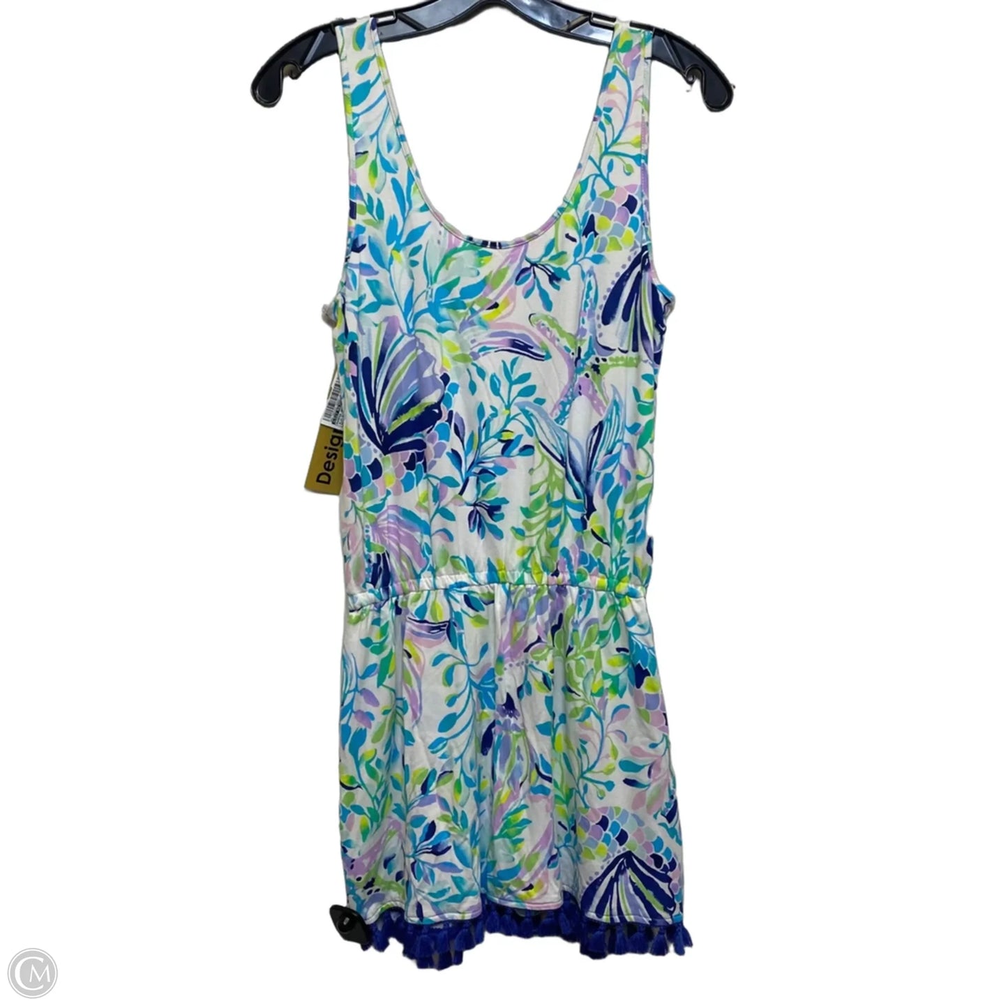 Romper Designer By Lilly Pulitzer In Blue & Green, Size: Xs