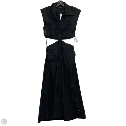 Dress Casual Midi By Banana Republic In Black, Size: S
