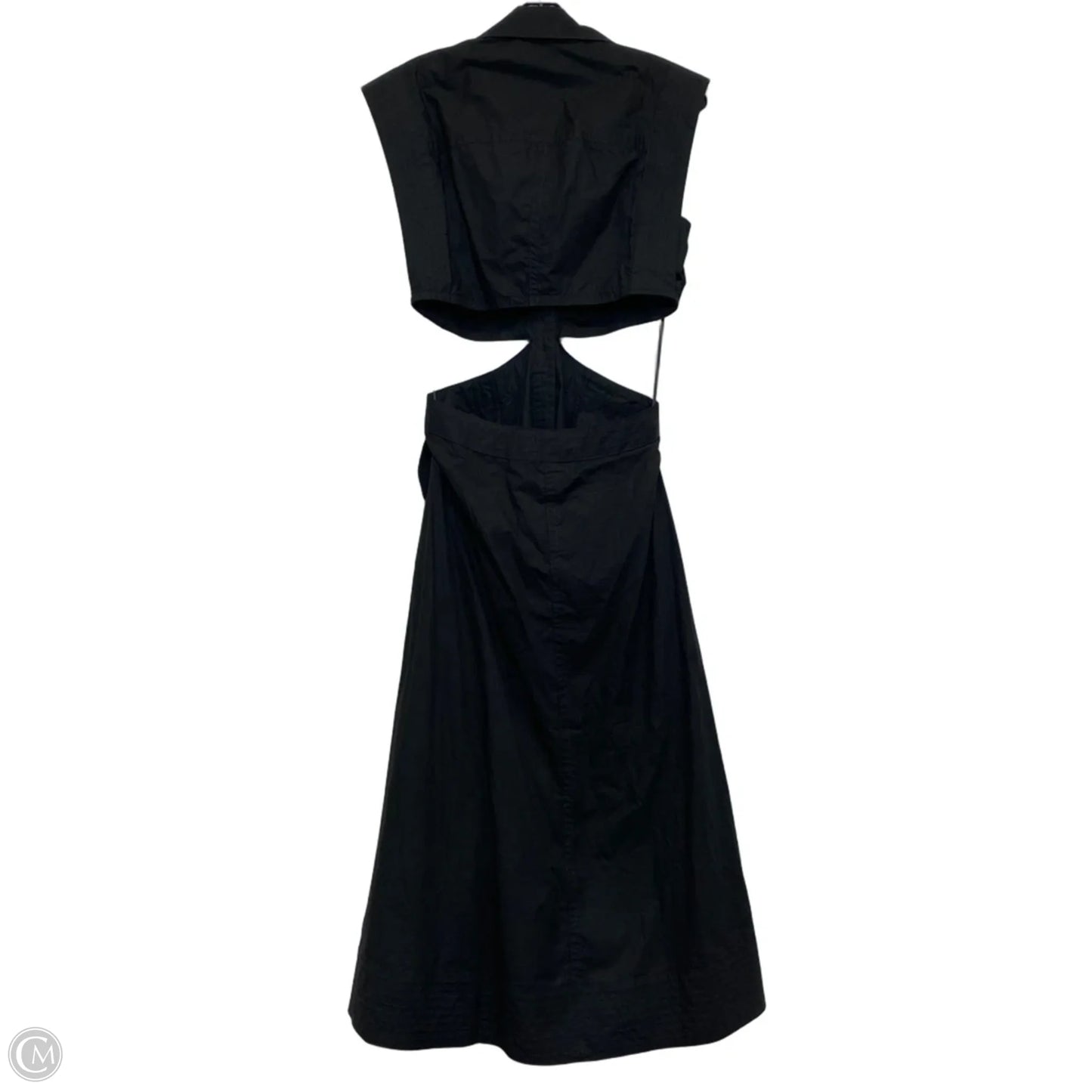 Dress Casual Midi By Banana Republic In Black, Size: S