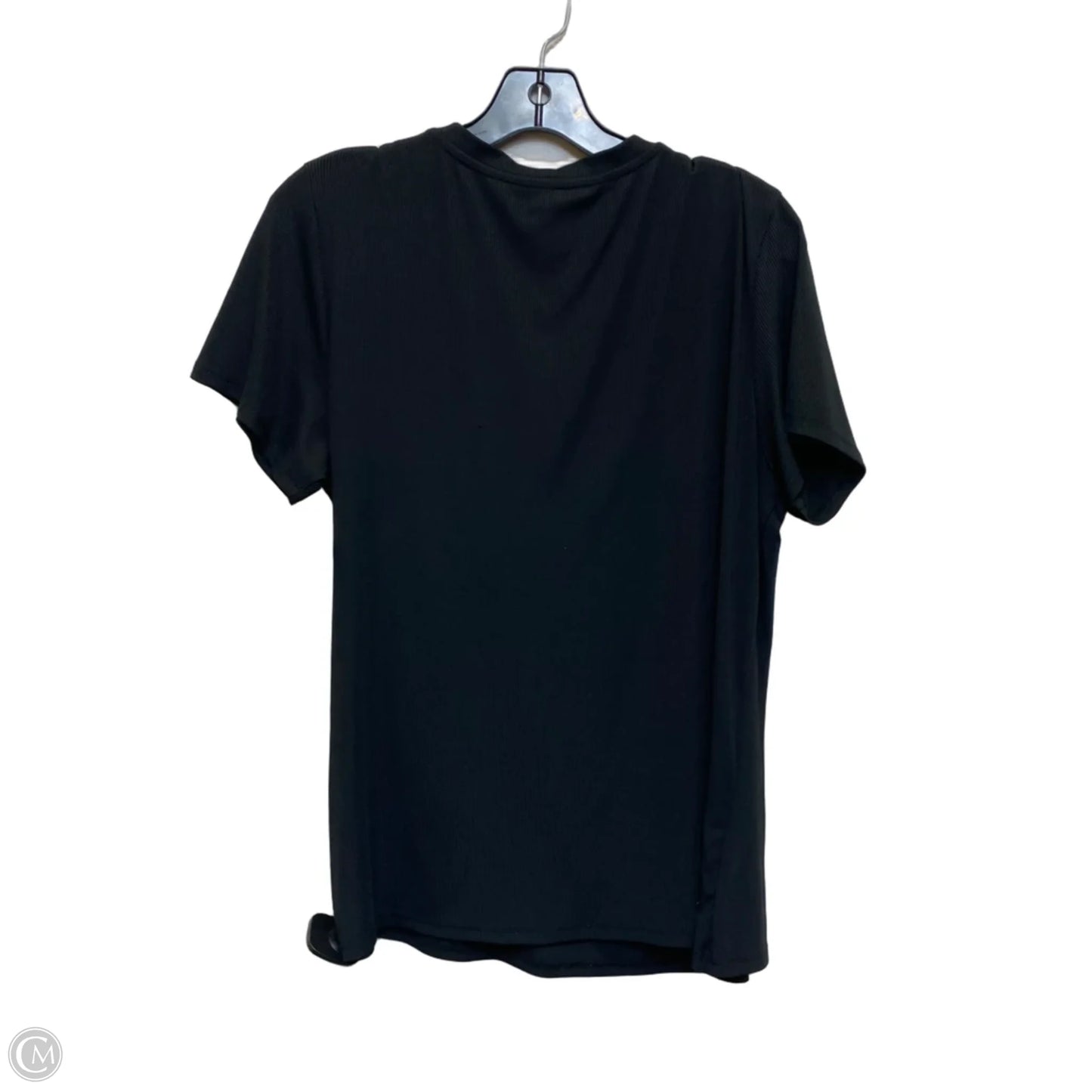 Athletic Top Short Sleeve By Freely In Black, Size: Xl