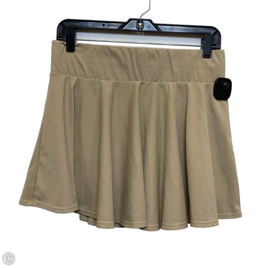 Athletic Skort By Baleaf In Tan, Size: L