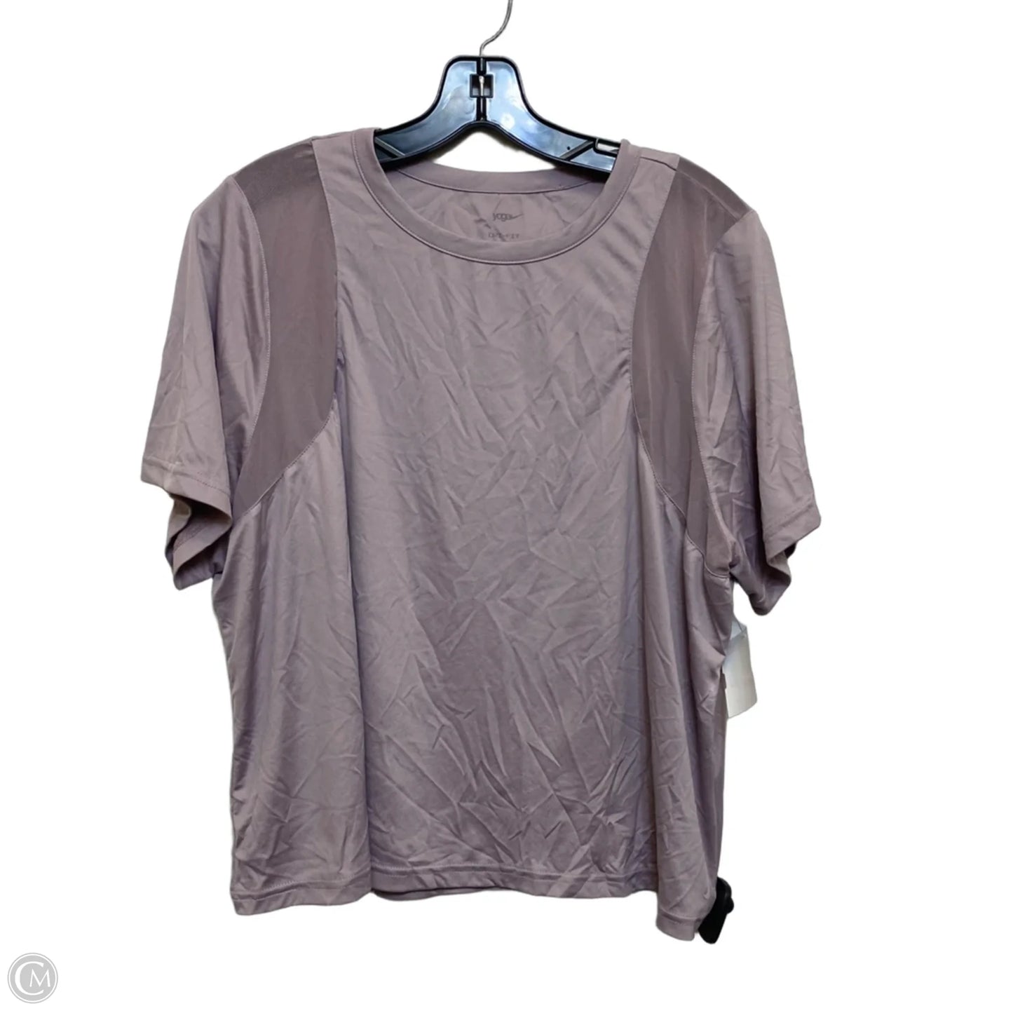 Athletic Top Short Sleeve By Nike Apparel In Purple, Size: Xl