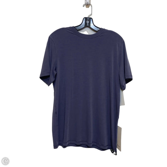 Athletic Top Short Sleeve Designer By Lululemon In Purple, Size: S