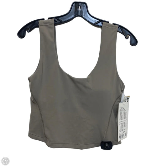 Athletic Tank Top Designer By Lululemon In Green, Size: M