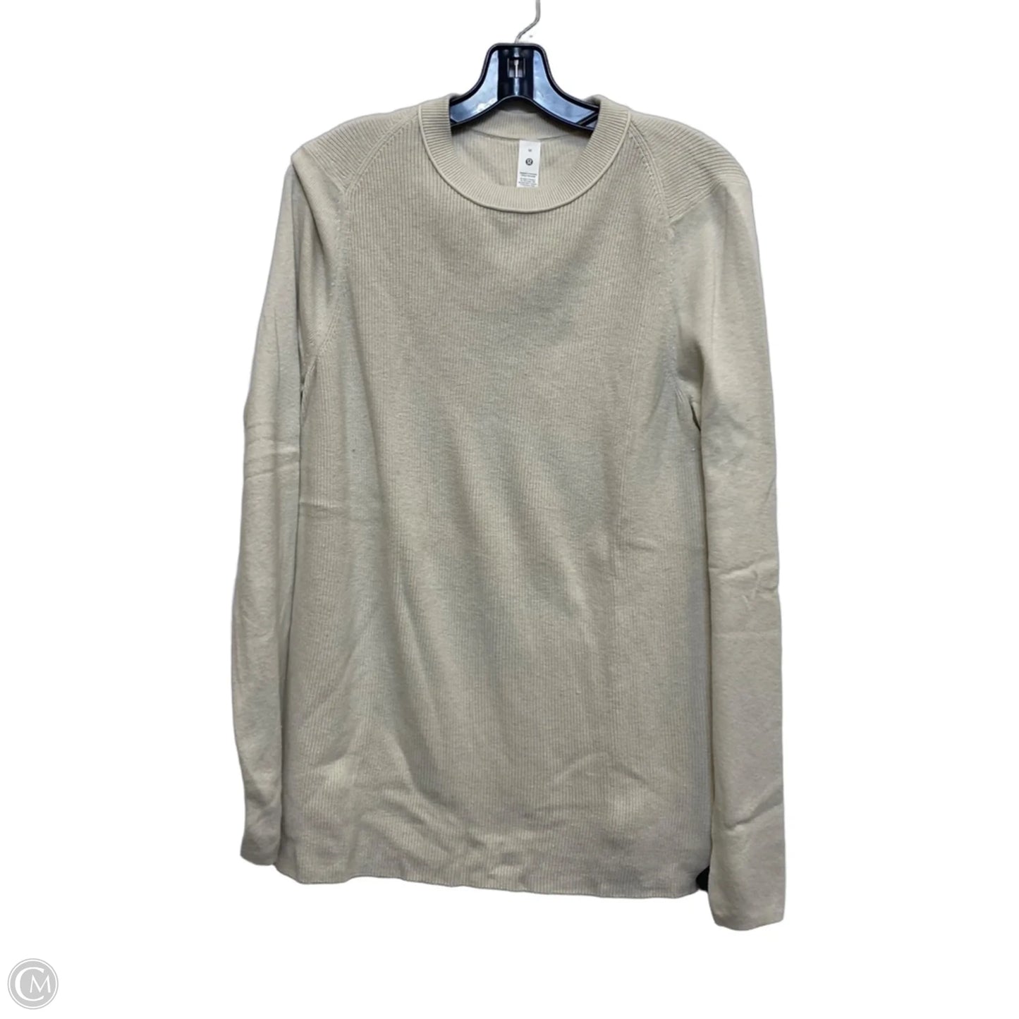 Sweater Designer By Lululemon In Cream, Size: M