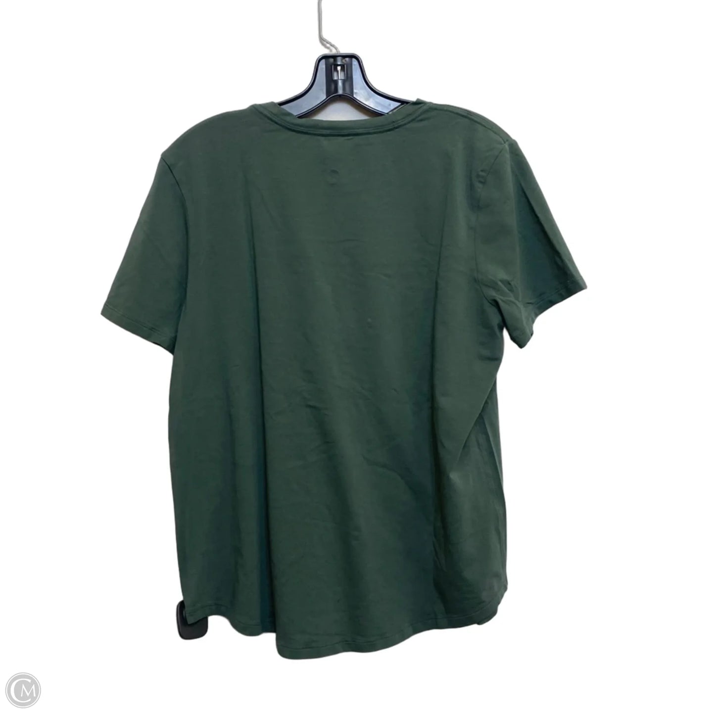 Athletic Top Short Sleeve Designer By Lululemon In Green, Size: M