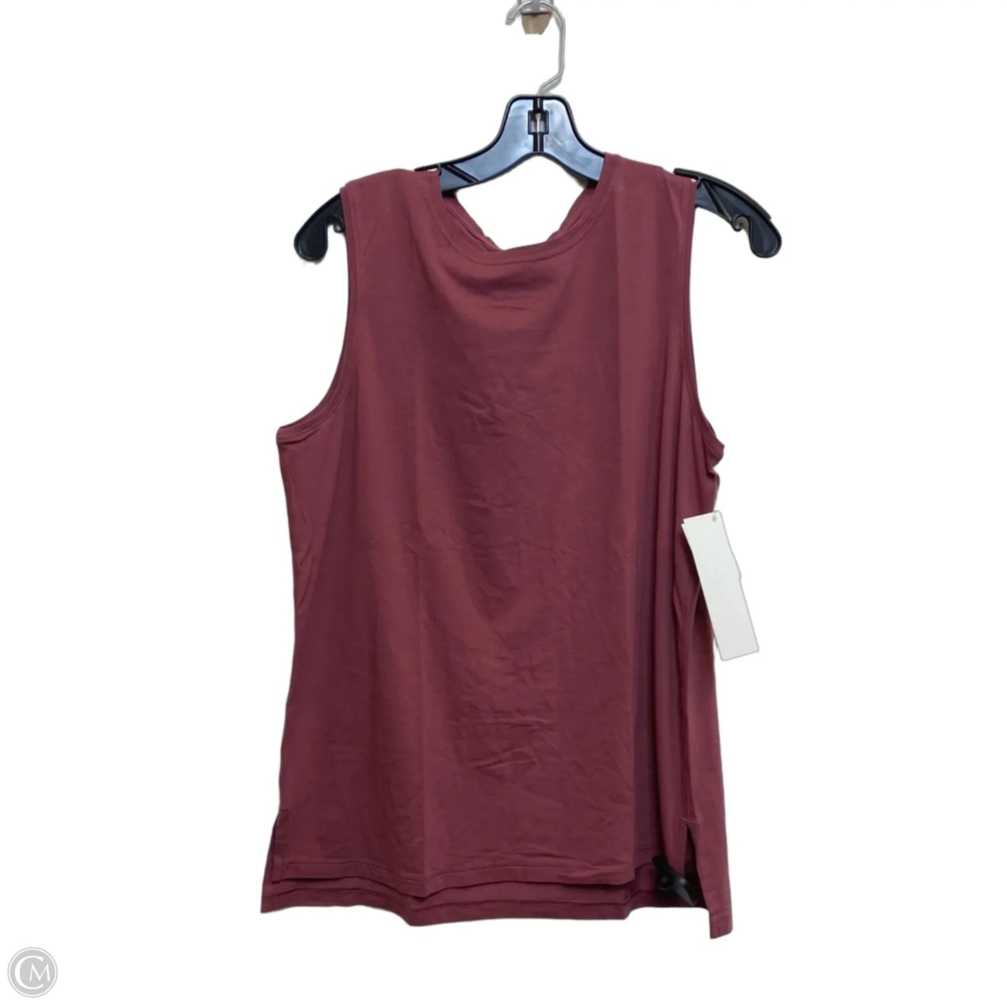 Athletic Tank Top Designer By Lululemon In Pink, Size: M